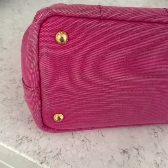 Prada Canapa Convertible Tote Canvas Mini - Picture 11 of 12